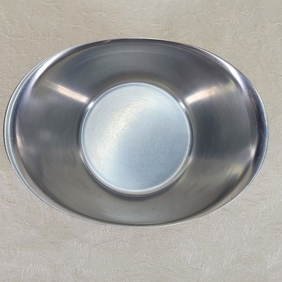 Cromargan Germany Stainless Steel Plate Tray Bowl 10 oz Tray Vintage WMF Used - Picture 5 of 11